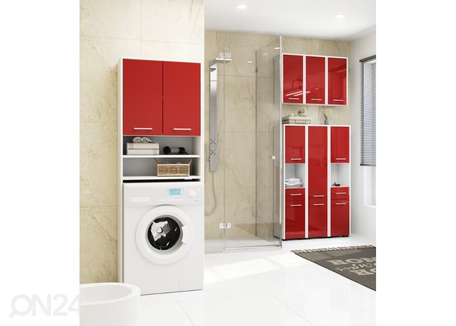 Pyykkikone kaappi kuvasuurennos