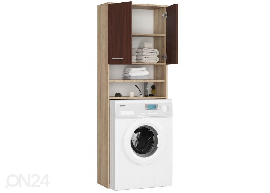 Pyykkikone kaappi kuvasuurennos