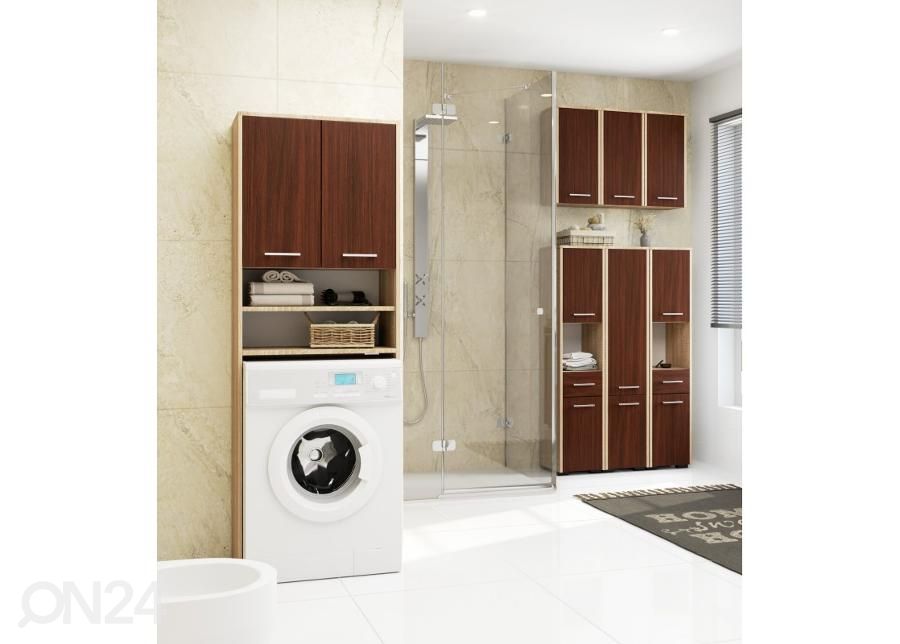 Pyykkikone kaappi kuvasuurennos