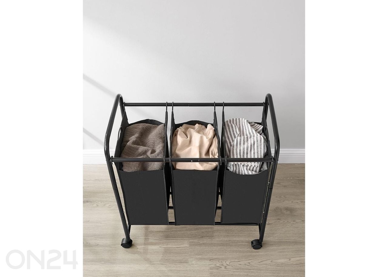 Pyykkikorit hyllytasolla 3 kpl kuvasuurennos