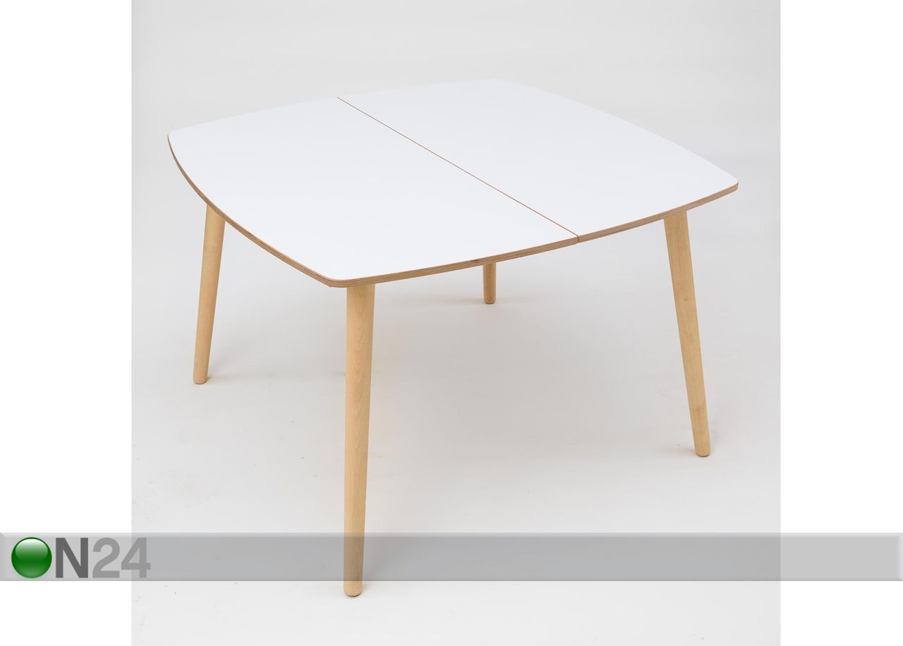 Radis jatkettava ruokapöytä Nam-Nam 120x120-220 cm kuvasuurennos
