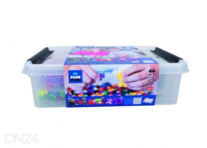 Rakennussarja Plus Plus Mini komplekt, 2400 kpl kuvasuurennos