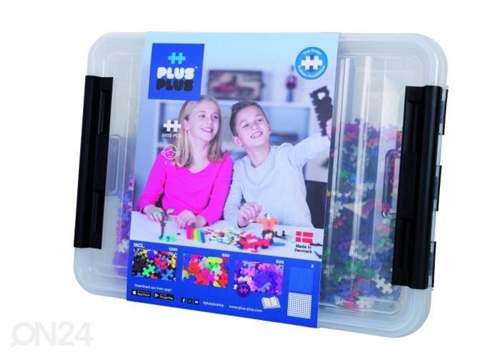Rakennussarja Plus Plus Mini komplekt, 2400 kpl kuvasuurennos