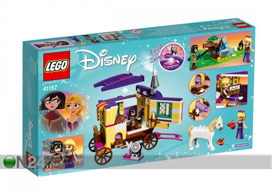 Rapunzelin liikkuva perävaunu LEGO Disney kuvasuurennos
