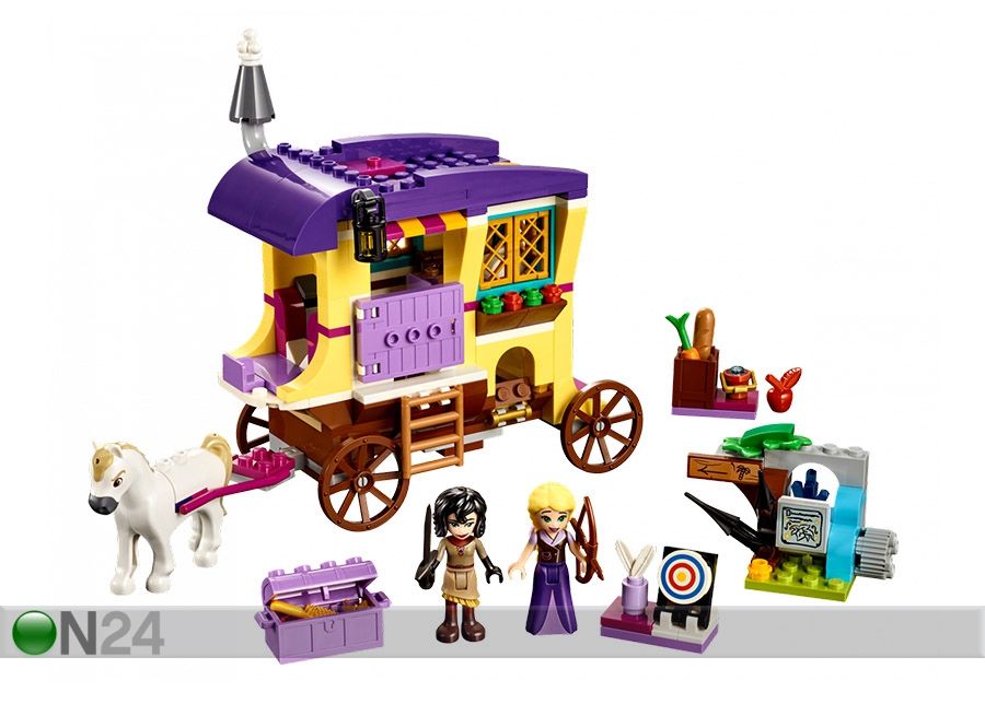 Rapunzelin liikkuva perävaunu LEGO Disney kuvasuurennos