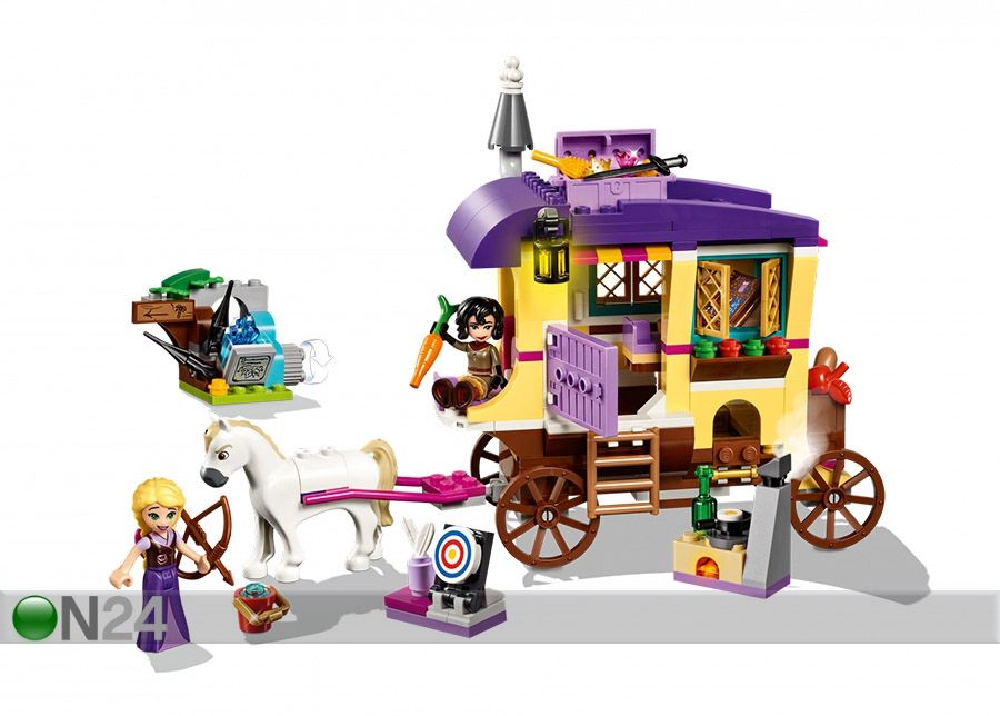 Rapunzelin liikkuva perävaunu LEGO Disney kuvasuurennos