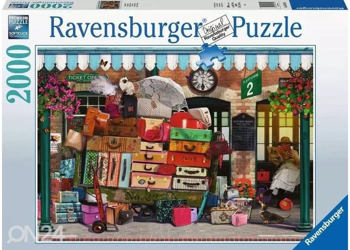 Ravensburger palapeli 2000 kpl Matkailun valossa kuvasuurennos