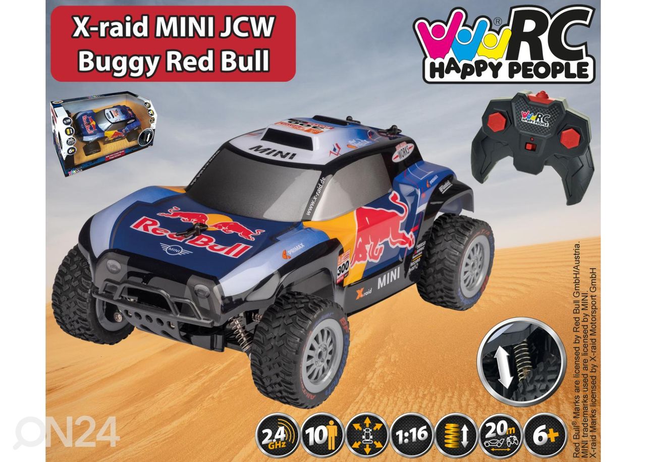 RC X-Raid Red Bull Buggy kuvasuurennos