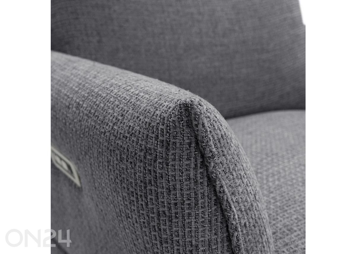 Recliner 2-paikkainen sohva Eleganz 2, tummanharmaa kuvasuurennos