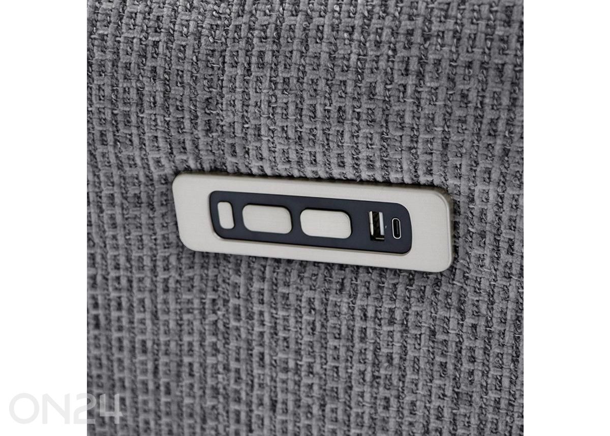 Recliner 2-paikkainen sohva Eleganz 2, tummanharmaa kuvasuurennos