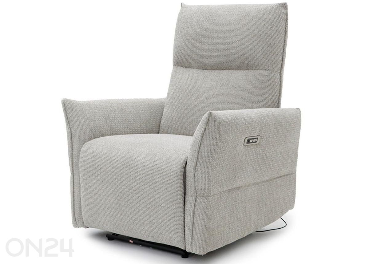 Recliner-nojatuoli Eleganz 1, vaaleanharmaa kuvasuurennos