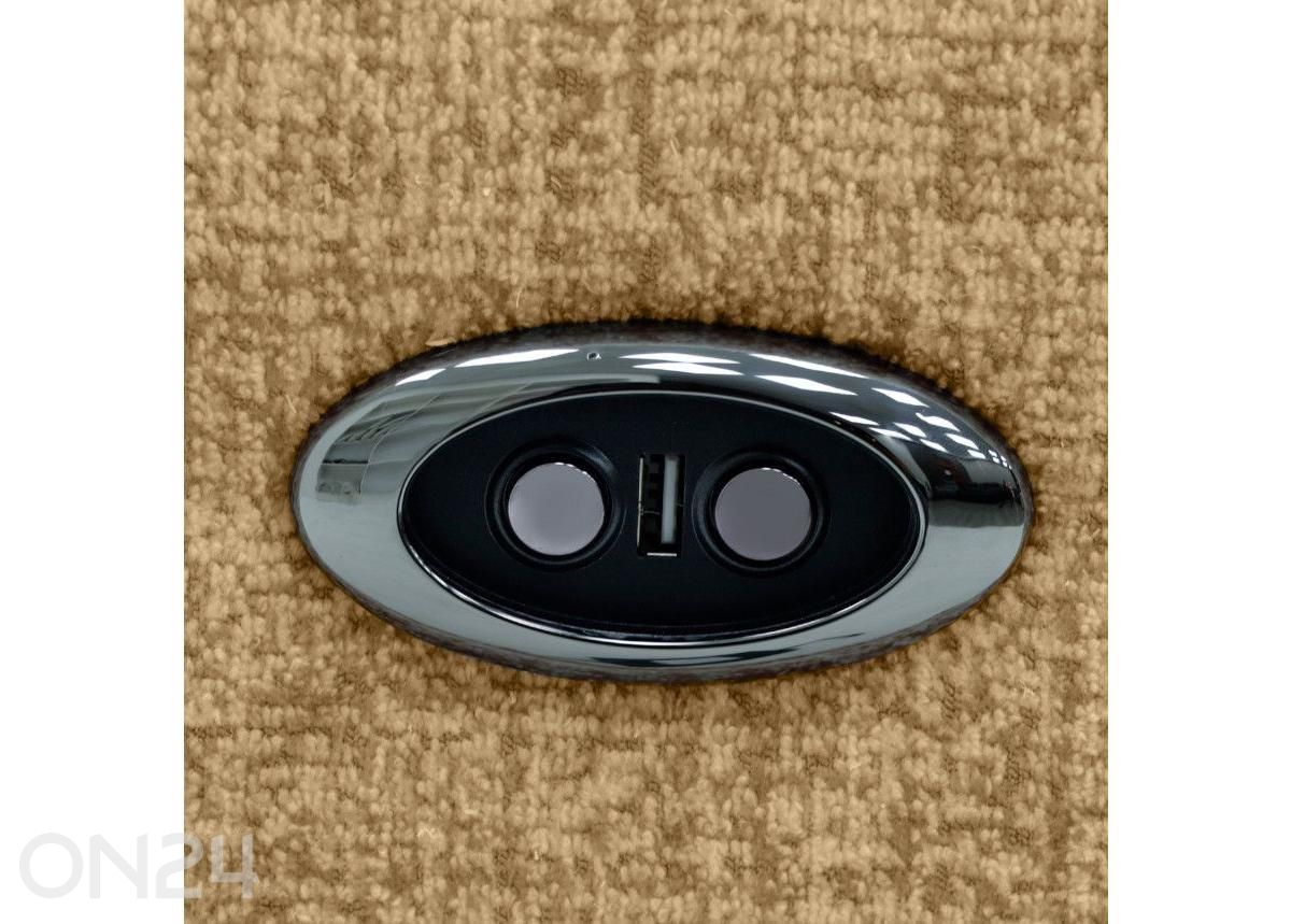 Recliner-nojatuoli Rosaalia, keltainen kuvasuurennos