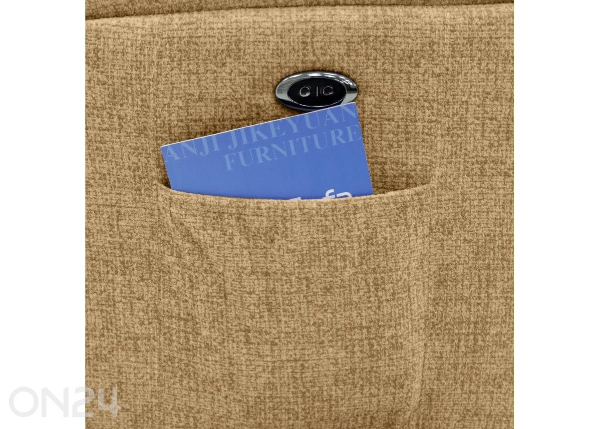 Recliner-nojatuoli Rosaalia, keltainen kuvasuurennos