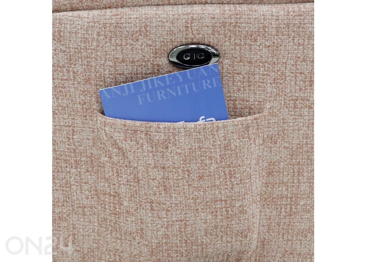 Recliner-nojatuoli Rosaalia, vaaleanpunainen kuvasuurennos