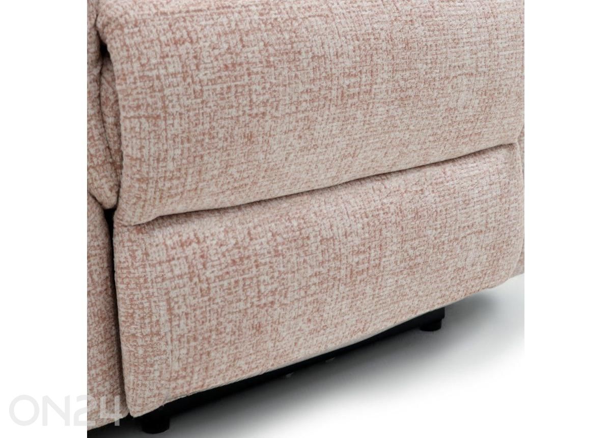 Recliner-nojatuoli Rosaalia, vaaleanpunainen kuvasuurennos