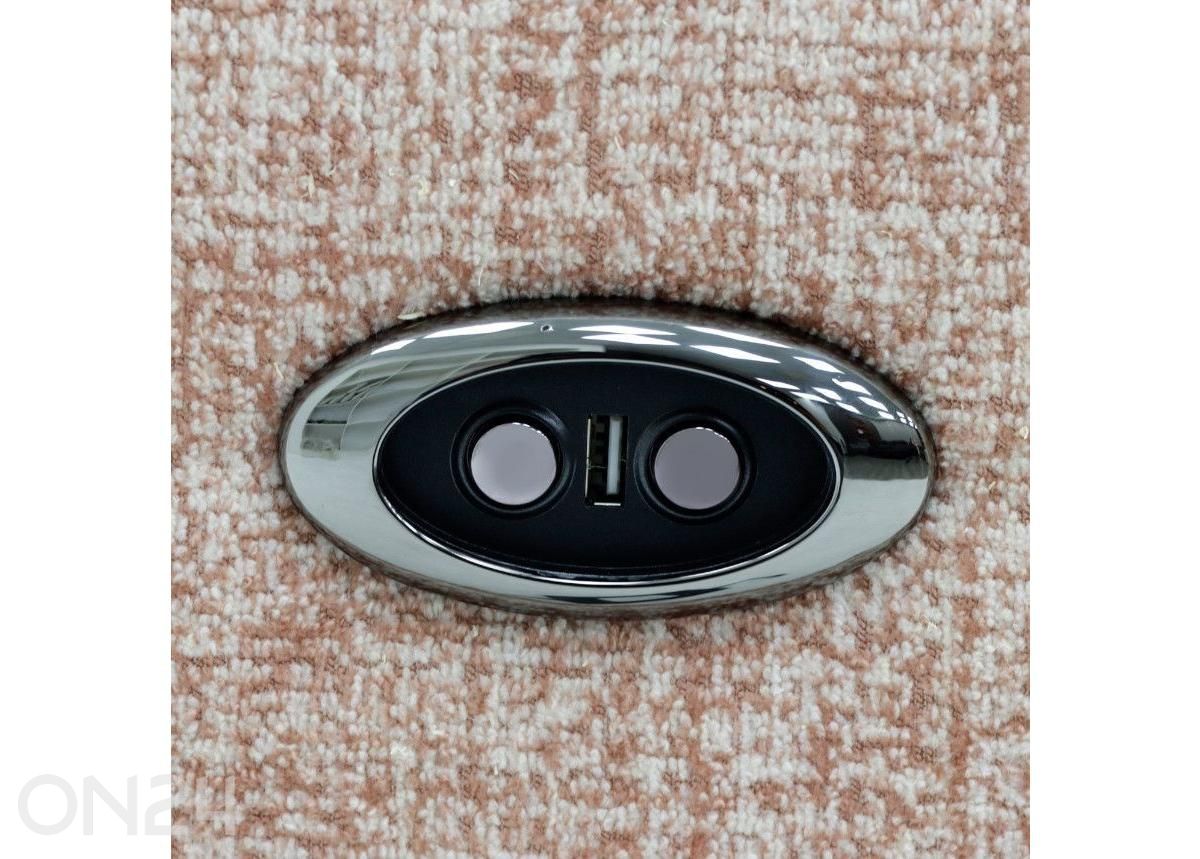 Recliner-nojatuoli Rosaalia, vaaleanpunainen kuvasuurennos