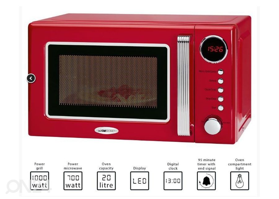 Retro mikroaaltouuni Clatronic kuvasuurennos