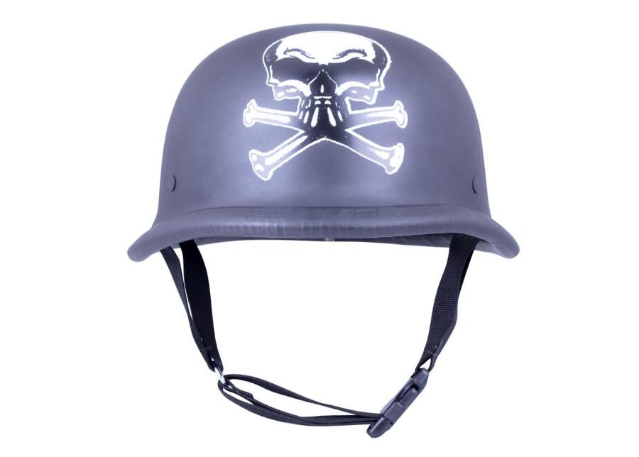 Retro moottoripyöräkypärä Sodager Dead Head kuvasuurennos