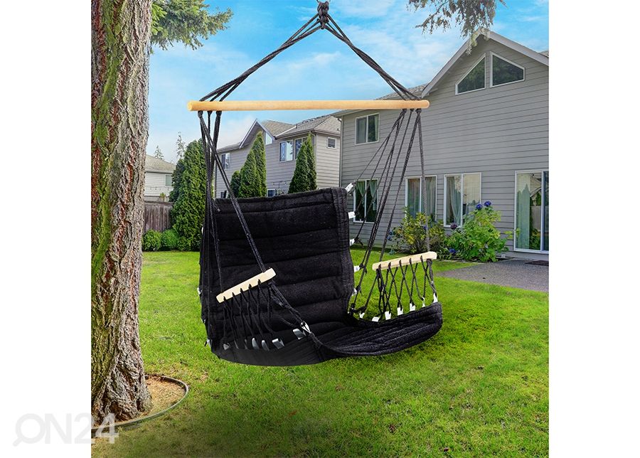 Riipputuoli ModernHOME musta kuvasuurennos