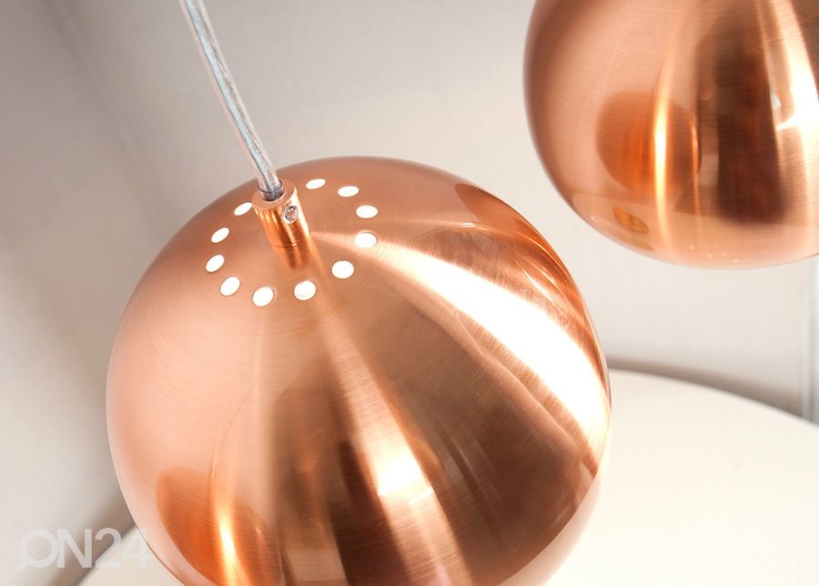 Riippuvalaisin Copper Ball kuvasuurennos