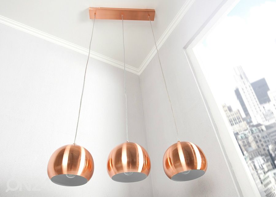 Riippuvalaisin Copper Ball kuvasuurennos