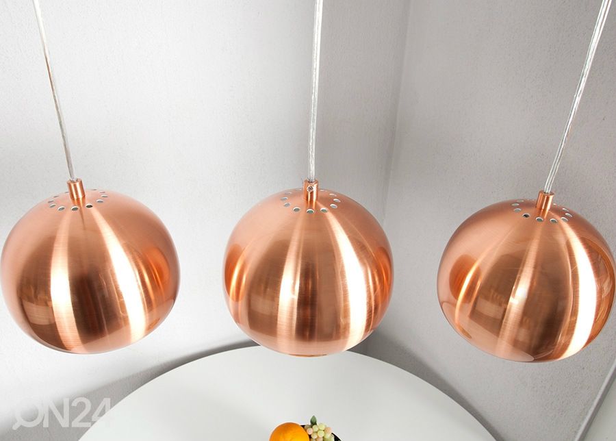 Riippuvalaisin Copper Ball kuvasuurennos