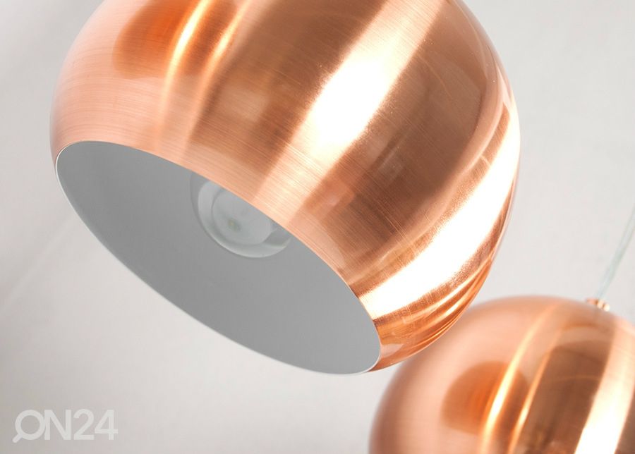 Riippuvalaisin Copper Ball kuvasuurennos