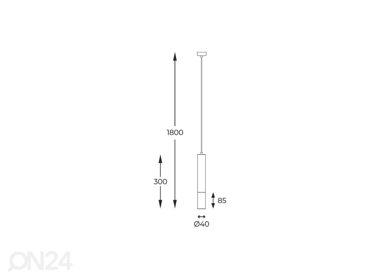 Riippuvalaisin Madera kuvasuurennos
