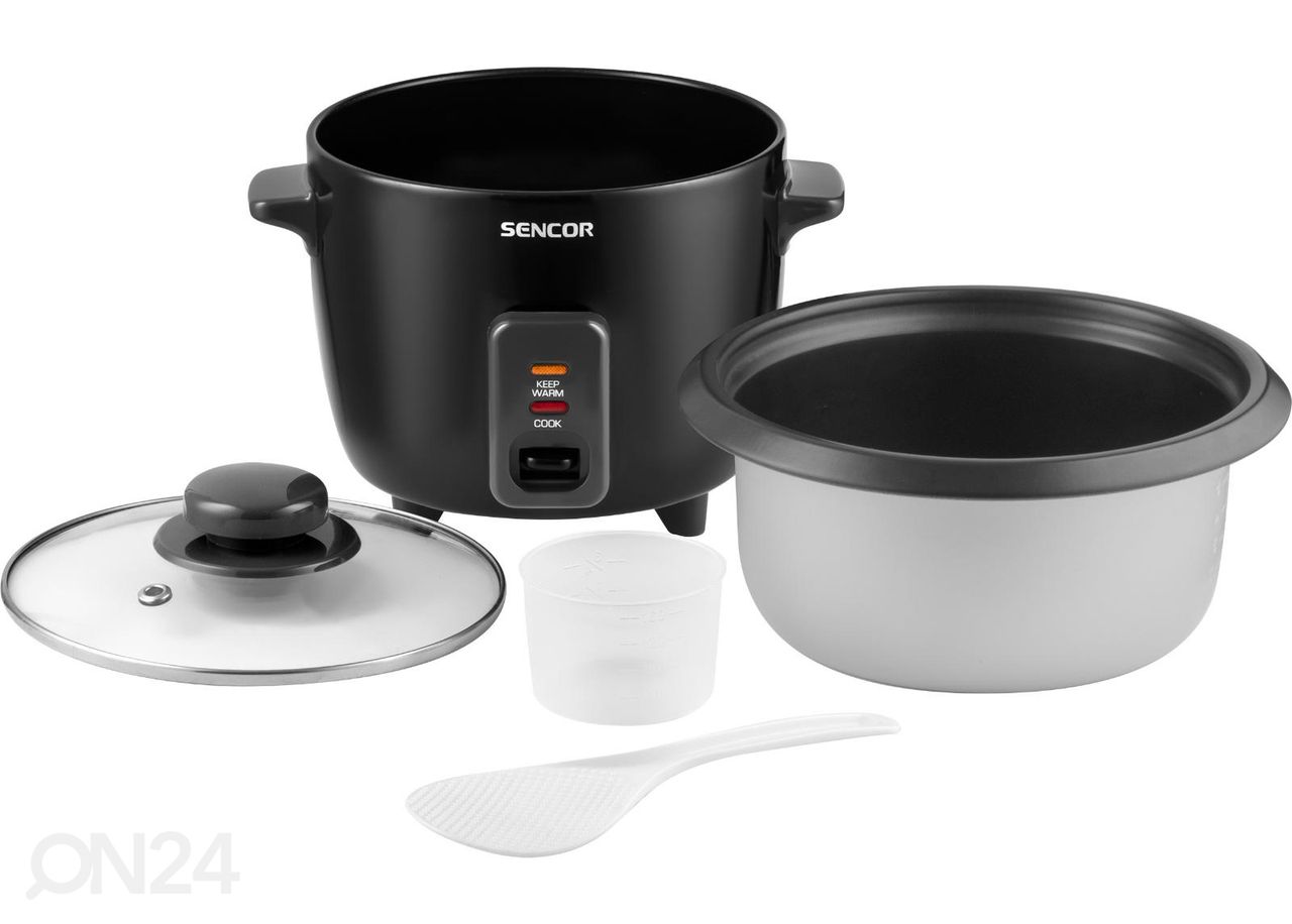Riisinkeitin + höyrystin Sencor SRM0601BK kuvasuurennos