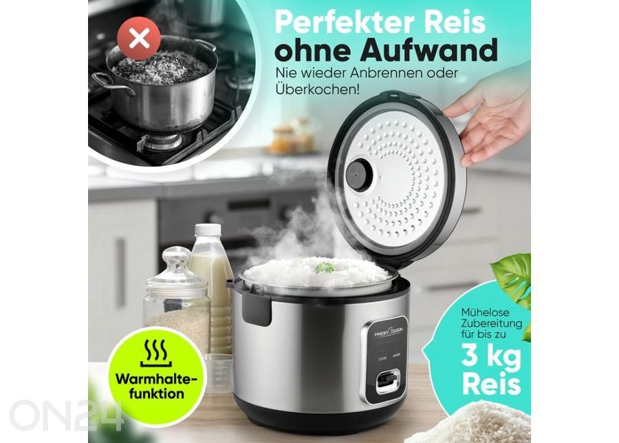 Riisinkeitin Proficook PCRK1285 kuvasuurennos
