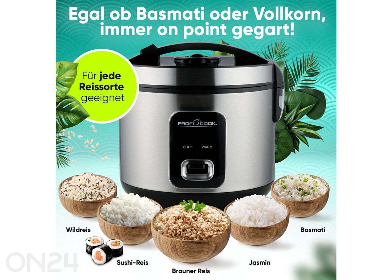 Riisinkeitin Proficook PCRK1285 kuvasuurennos