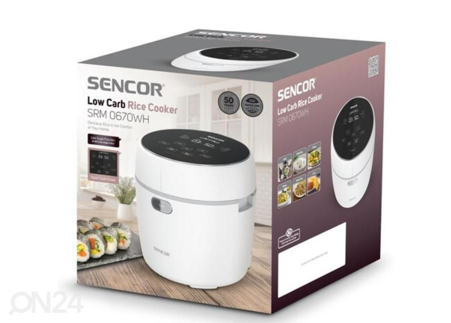 Riisinkeitin Sencor SRM0670WH, valkoinen kuvasuurennos