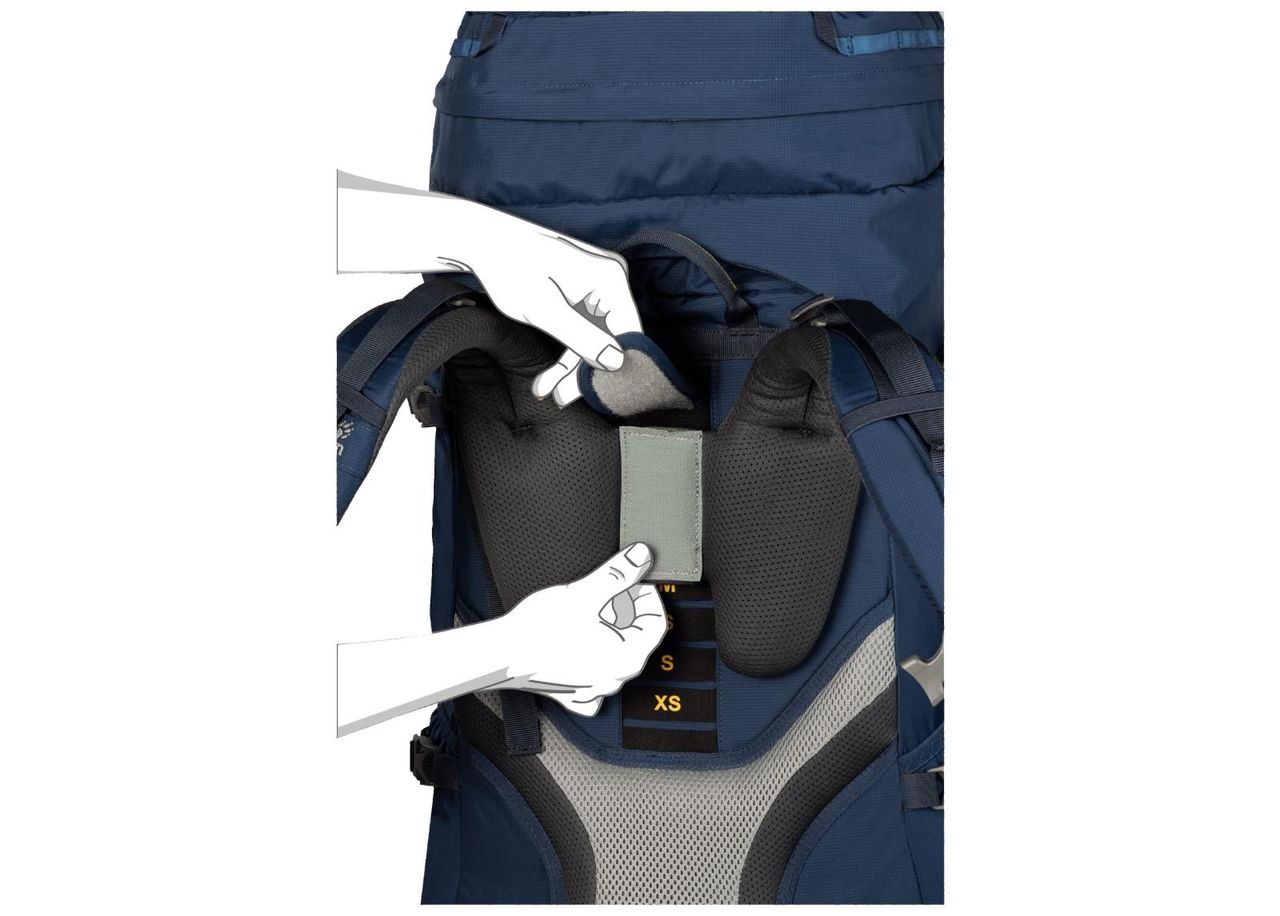 Rinkka naisille 45 L Highland Jack Wolfskin kuvasuurennos