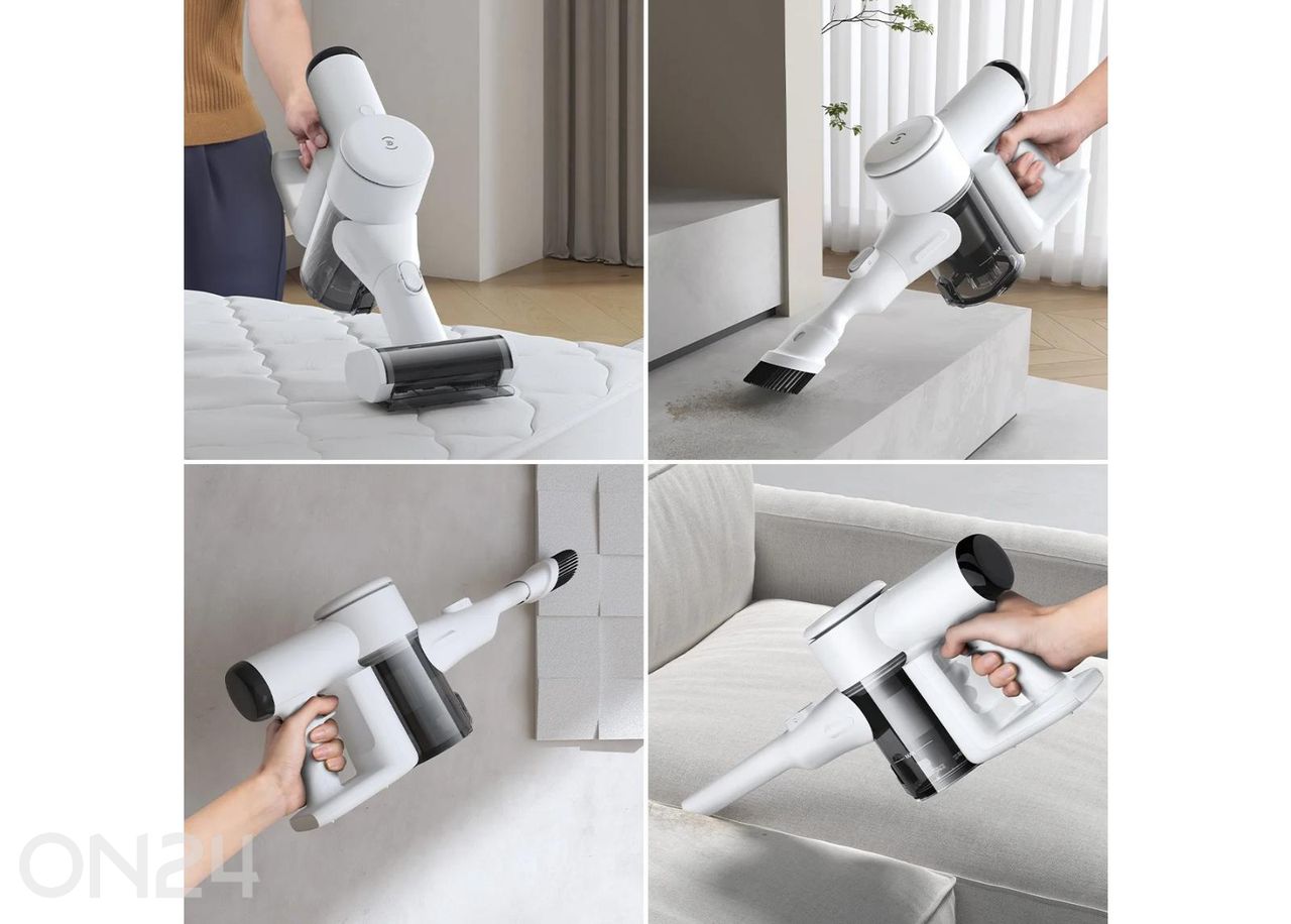 Robotti-imuri + rikkaimuri Ecovacs Deebot T30S COMBO, märkä- ja kuivaimuri, valkoinen kuvasuurennos