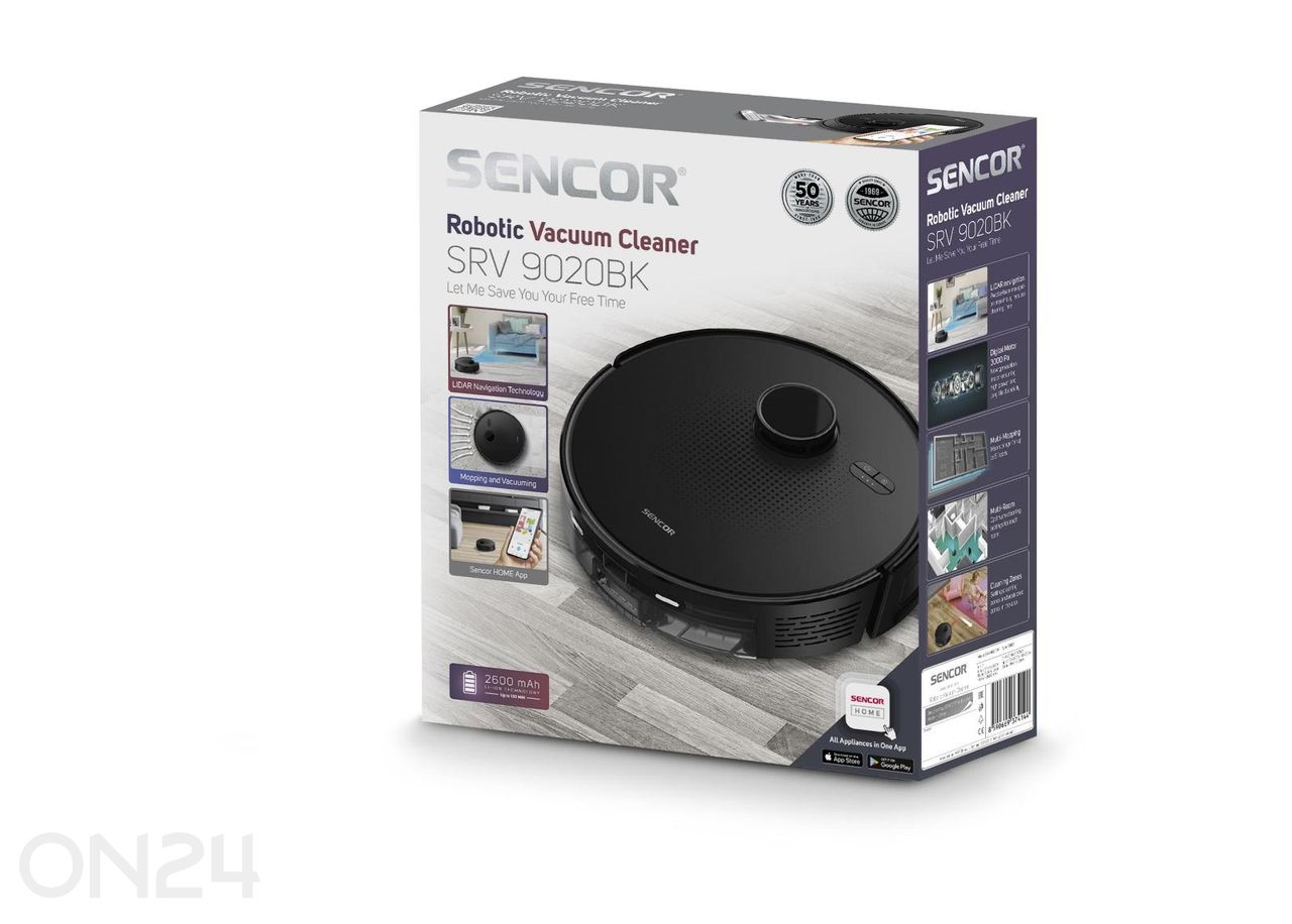Robotti-imuri Sencor SRV9020BK kuvasuurennos
