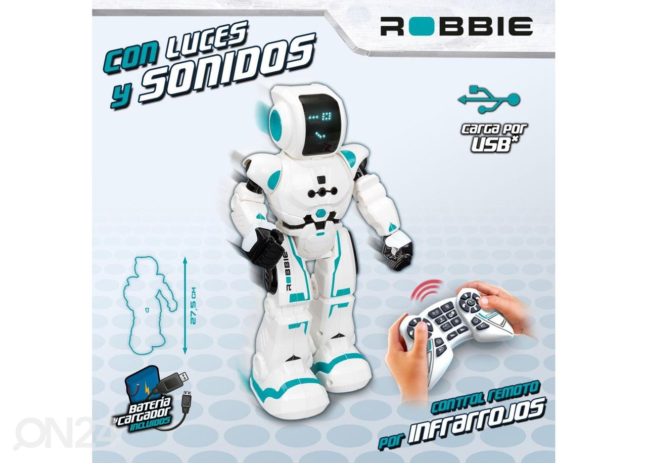 Robotti Robbie BLUE ROCKET kuvasuurennos