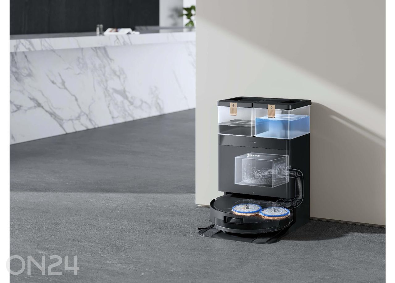 Robottipölynimuri Ecovacs Deebot T50 MAX PRO OMNI BLACK kuvasuurennos