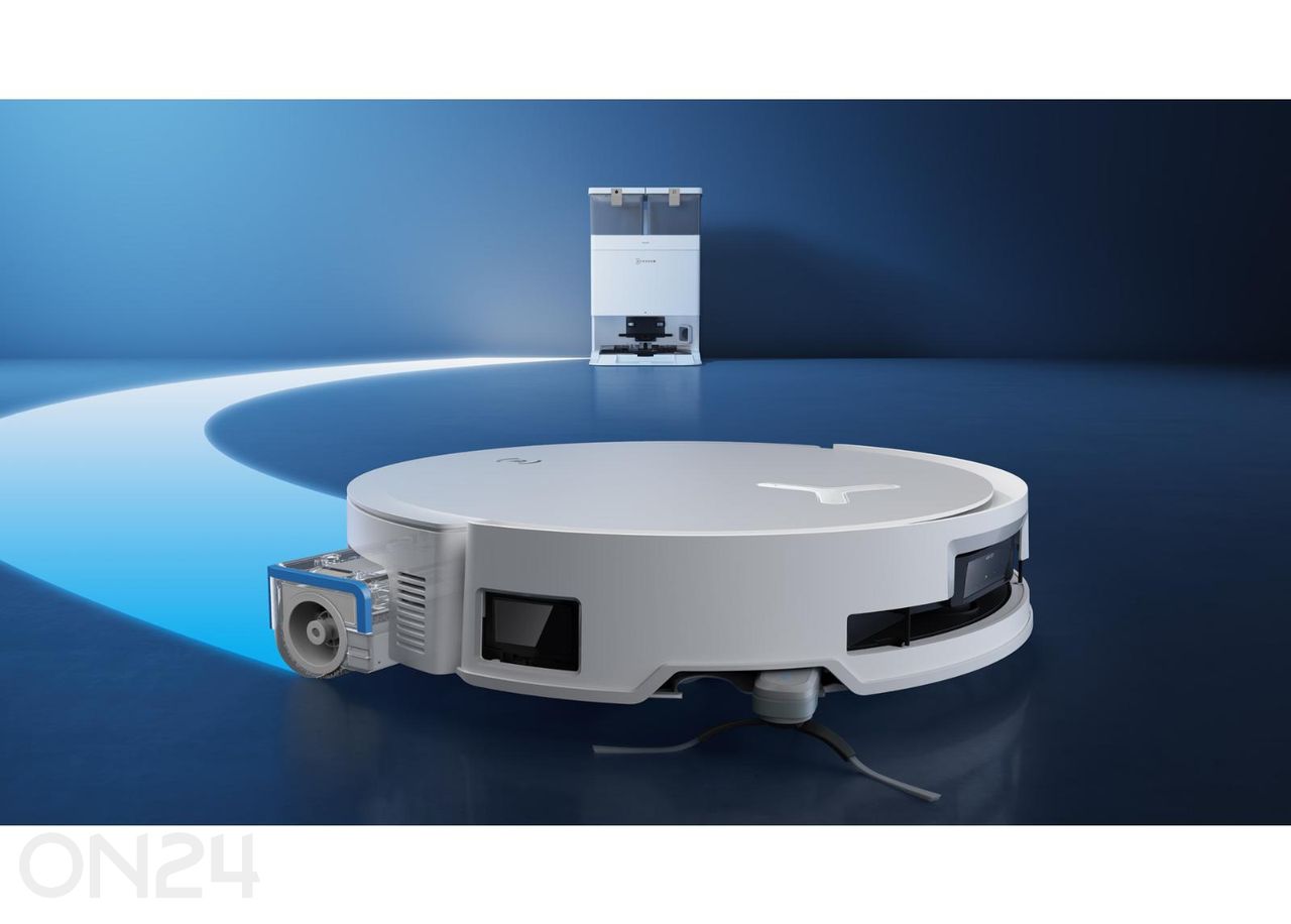 Robottipölynimuri Ecovacs Deebot X8 OMNI, märkä- ja kuivapesu, valkoinen kuvasuurennos