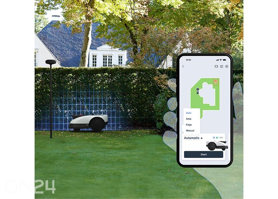 Robottiruohonleikkuri Ecovacs Goat A1600RTK kuvasuurennos