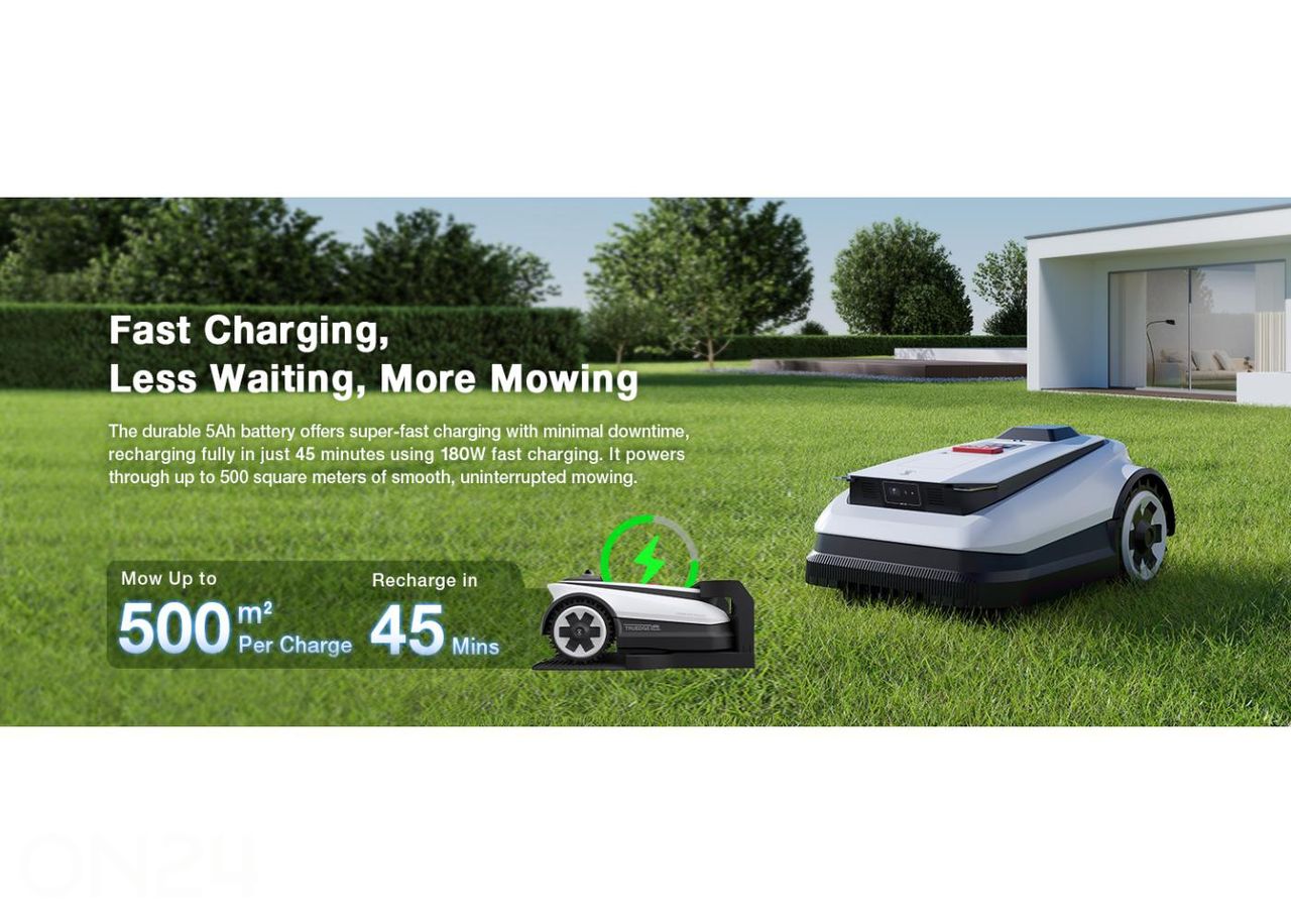 Robottiruohonleikkuri Ecovacs Goat A1600RTK kuvasuurennos