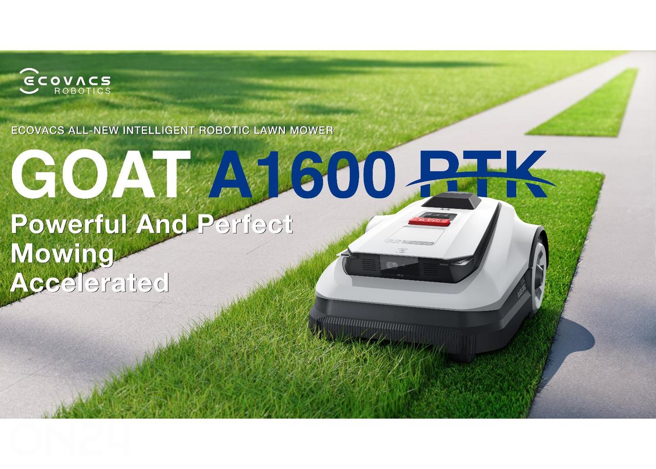 Robottiruohonleikkuri Ecovacs Goat A1600RTK kuvasuurennos