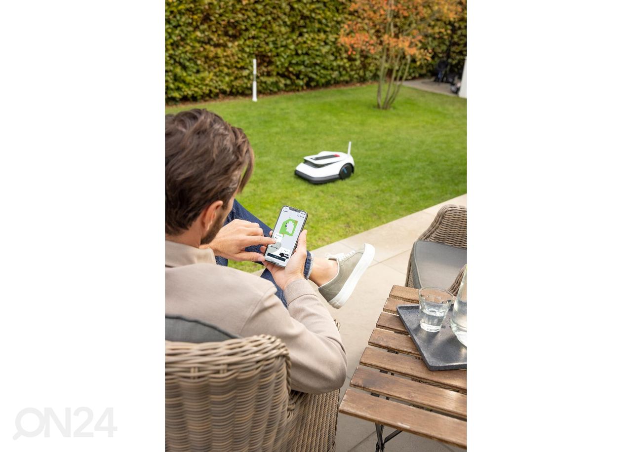 Robottiruohonleikkuri Ecovacs Goat G1-2000, musta/valkoinen kuvasuurennos