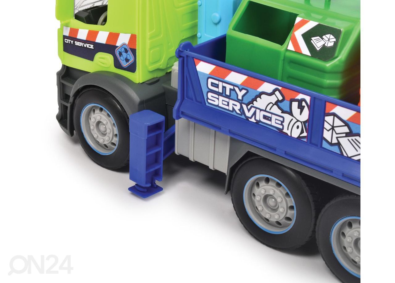 Roska-auto nosturilla Dickie Toys kuvasuurennos