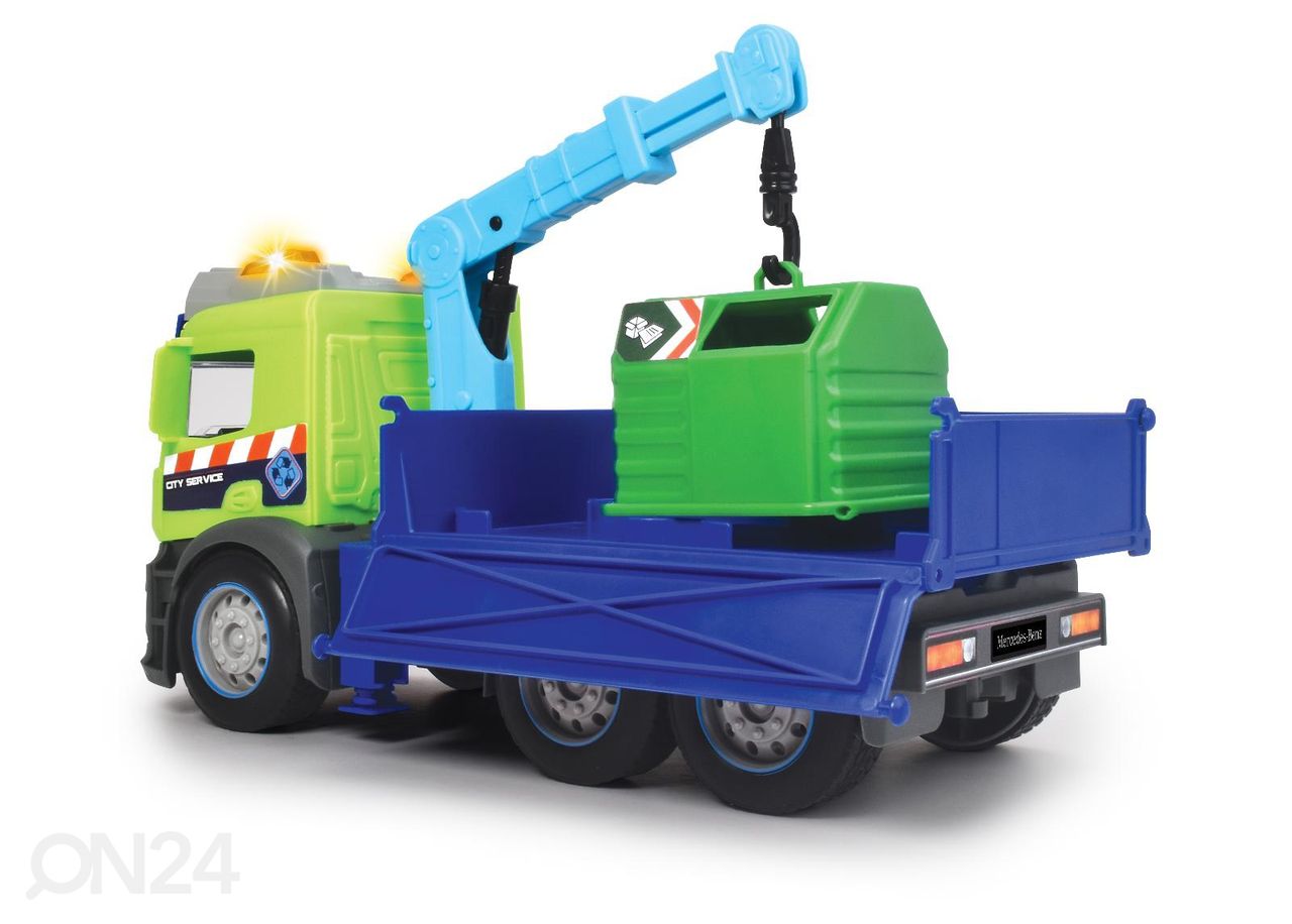 Roska-auto nosturilla Dickie Toys kuvasuurennos
