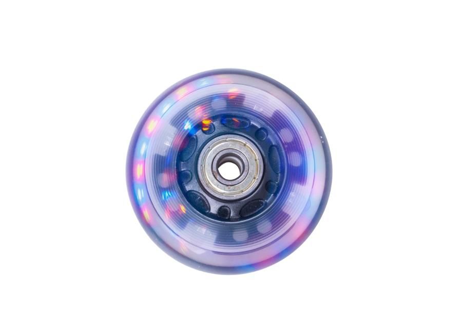 Rullaluistimen pyörä LED valoilla ja laakerilla 70 * 24 mm PK ABEC 5 s Insportline kuvasuurennos