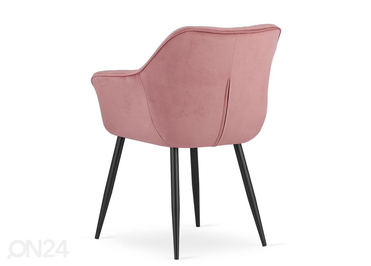 Ruokapöydän tuolit Madera 2 kpl, vaaleanpunainen kuvasuurennos