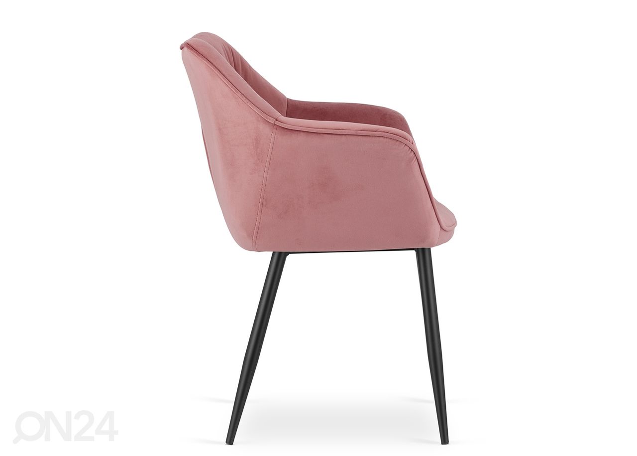 Ruokapöydän tuolit Madera 2 kpl, vaaleanpunainen kuvasuurennos