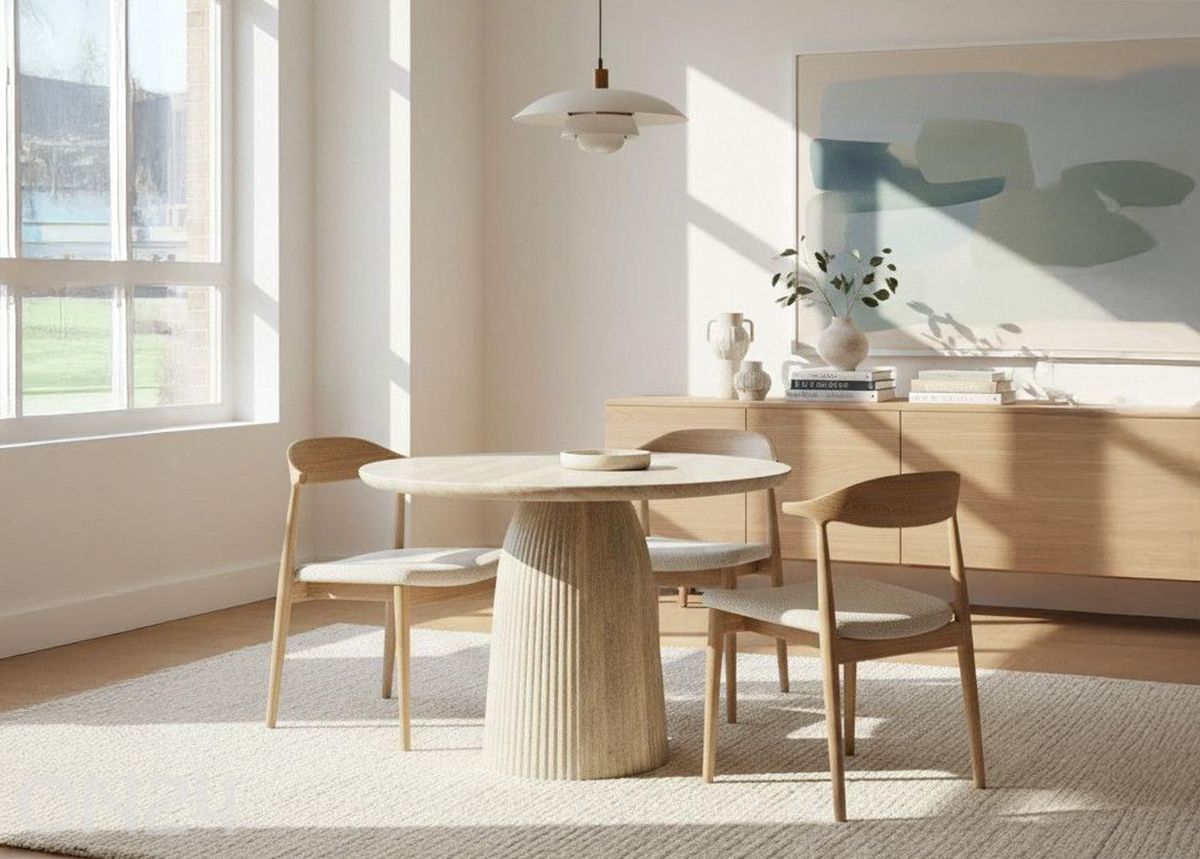 Ruokapöytä Amanda D110, beige kuvasuurennos