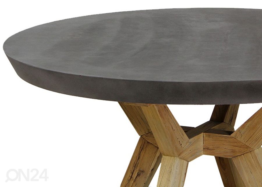 Ruokapöytä Concrete-150 Ø 150 cm kuvasuurennos