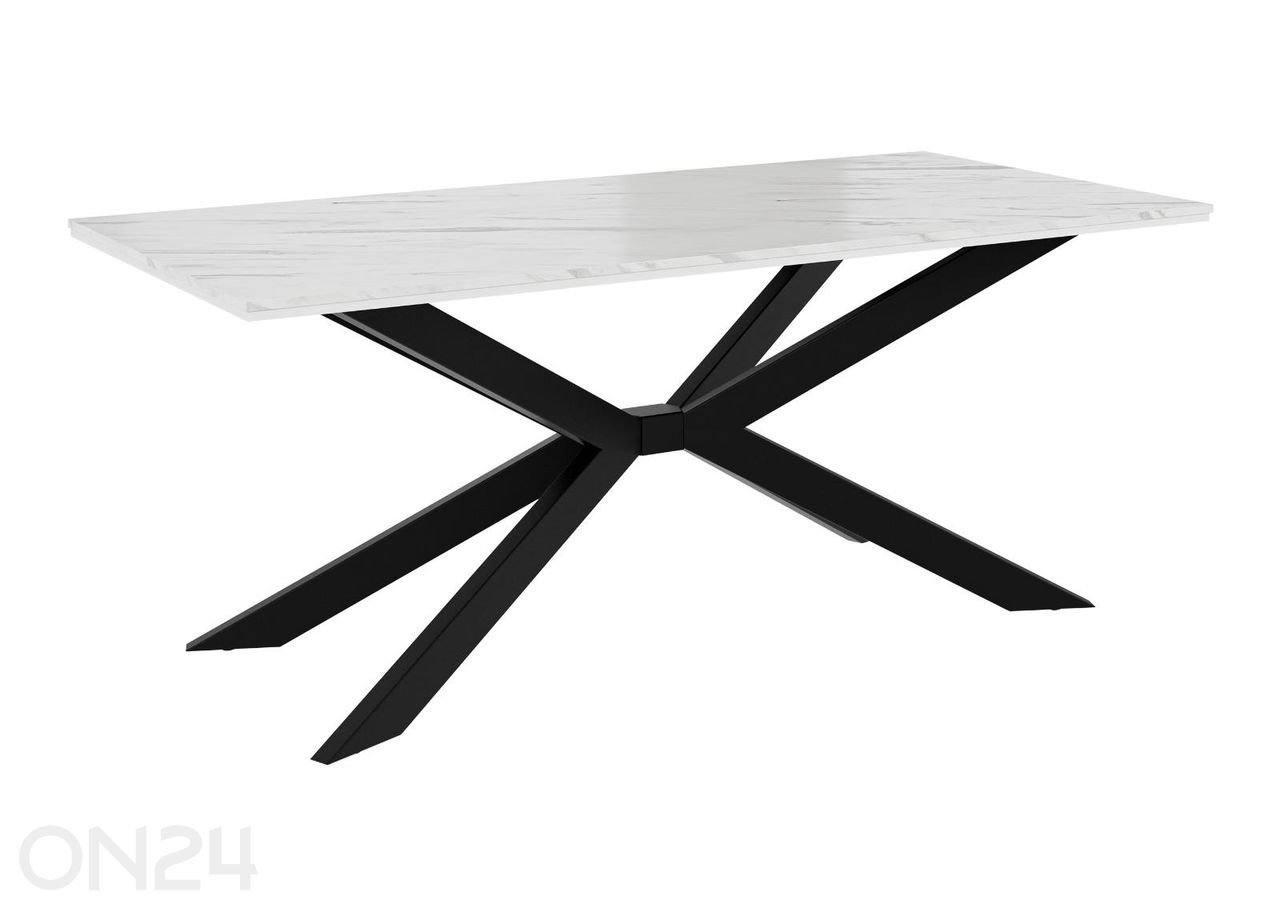 Ruokapöytä Flora 90x190 cm kuvasuurennos